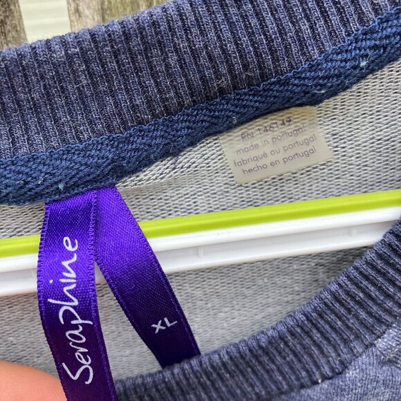 Seraphine crossover maternity nursing sweatshirt, size xl - Picture 3 of 4